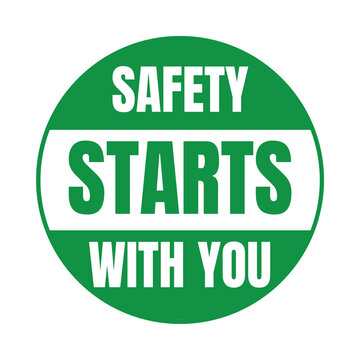 Safety starts with you symbol icon