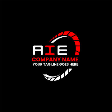 AIE letter logo creative design with vector graphic, AIE simple and modern logo. AIE luxurious alphabet design  