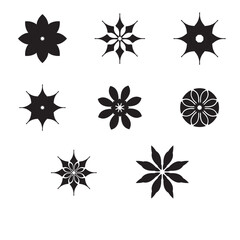 Flower icon design template vector