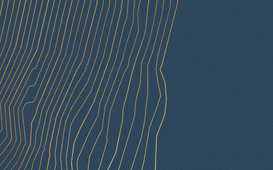 Background with topography line