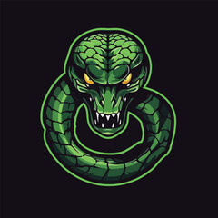 Logo Design for Snake Mascot