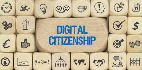 Digital Citizenship	 - obrazy, fototapety, plakaty