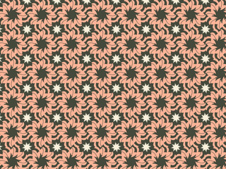 Floral swirl pattern design