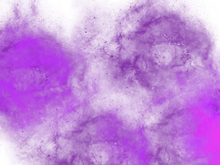 Purple gass explotion isolated on transparent background.