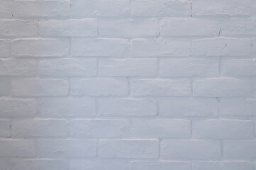 Fototapeta premium white brick wall texture background, interior design