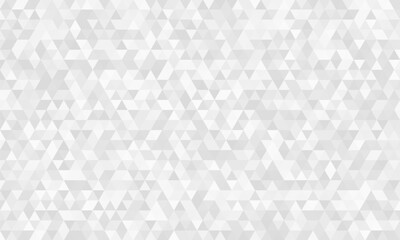 Obraz premium Abstract triangle pattern. Gray polygonal background. Vector illustration for your design.