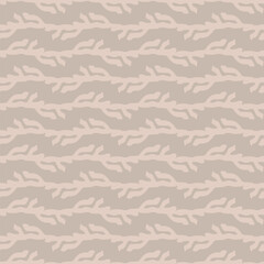 An abstract beige stripes seamless vector pattern
