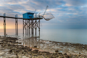 Fishing carrelets at Marsilly © Helen Hotson
