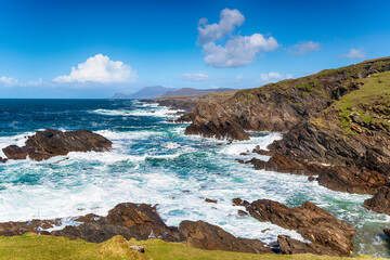 Rugged cliffs at Ashleam on Achill Island