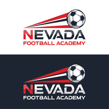 Nevada Football Academy sports logo design