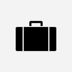 Briefcase Icon. Bag Vector, Sign and Symbol for Design, Presentation, Website or Apps. 