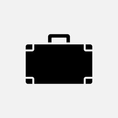Briefcase Icon. Bag Vector, Sign and Symbol for Design, Presentation, Website or Apps. 