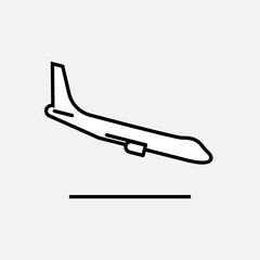 Arrival Icon. Arrive Symbol - Vector.   