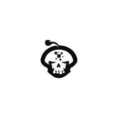 Skull Logo design template Skull Logo design