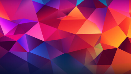 A colorful triangle design with a triangle design, AI Generative