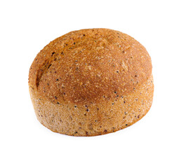Bread round shape isolated on white background