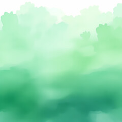 Fototapeta na wymiar Green Abstract Water color Background . Generative AI