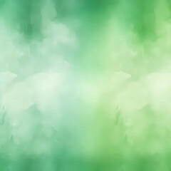 Obraz na płótnie Canvas Green Abstract Water color Background . Generative AI