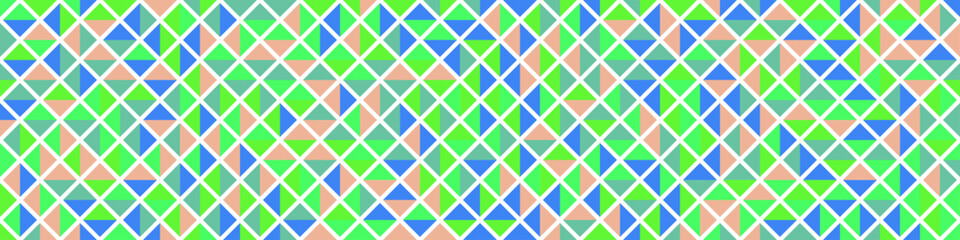 Color Rhombus tile tessellation pattern illustration