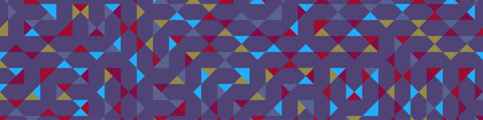 Color Rhombus tile tessellation pattern illustration