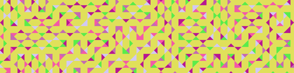 Color Rhombus tile tessellation pattern illustration