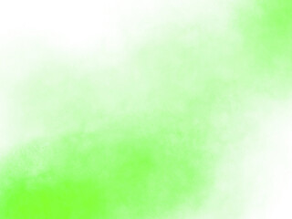 Fototapeta na wymiar green light smoke explotion isolated on transparent background. 