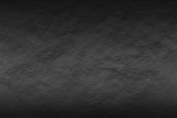 Black wall rough texture background, concrete floor or old grunge backdrop, illuminated