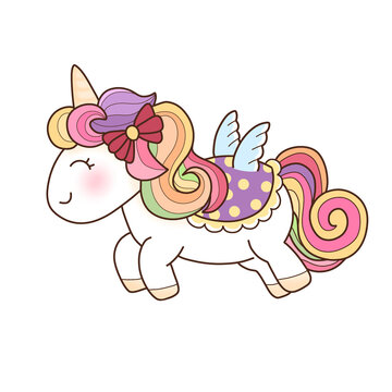 cute unicorn cartoon