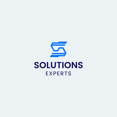 Letter S Simple Monogram Logo