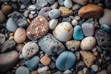 Fototapeta na wymiar Beach rocks, tile background