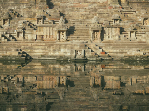 old stone step well