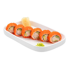 Portion of california sushi rolls png