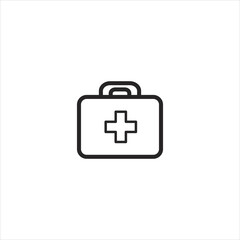 Medkit icon. sign icon. Vector illustration.