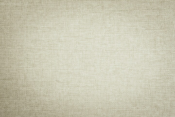 Fototapeta na wymiar Hessian sackcloth woven texture pattern background in light cream beige brown color