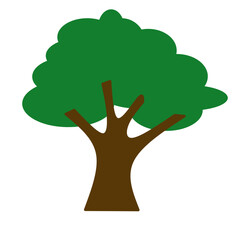 Tree cartoon icon 