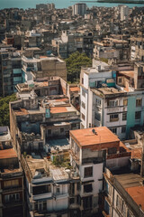 Aerial view of Kathmandu city in Nepal, Asia