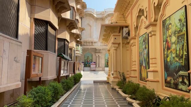 Sri Krishna Balaram Mandir also known as ISKCON, is a Hindu temple located in the holy city of Vrindavan, Uttar Pradesh, India
