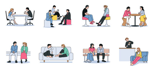 人物 おしゃれイラスト素材