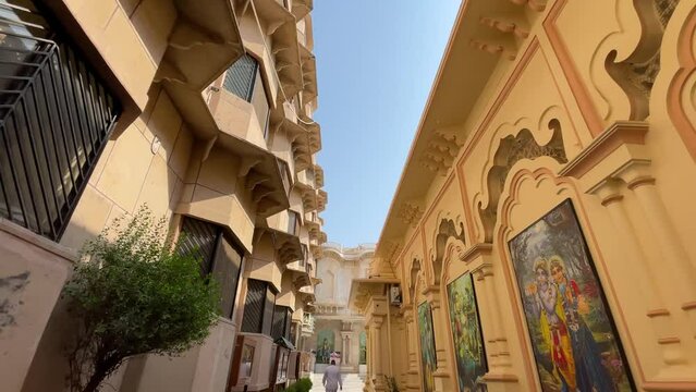 Sri Krishna Balaram Mandir also known as ISKCON, is a Hindu temple located in the holy city of Vrindavan, Uttar Pradesh, India