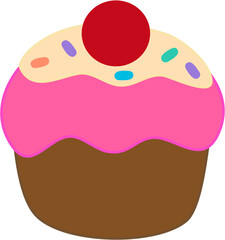 birthday cupcake