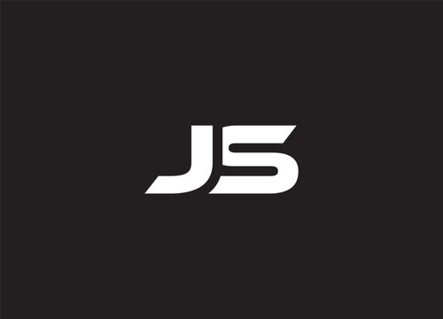 JS Modern Initial letters Logo Design