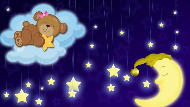 LOOP ANIMATION, LULLABY BACKGROUND.AUTHOR'S ANIMATION