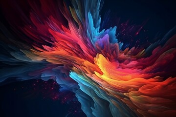 modern looking background galaxy colors, Ai Generated