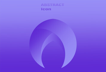 abstract background with wave or icon