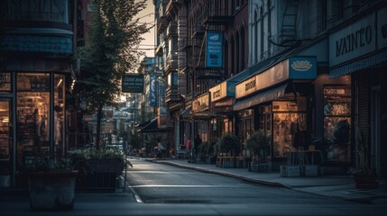 Discovering the Charm of Old European Cities: A Visual Tour of Stunning Architecture, Narrow Alleys, and Charming Houses Against the Urban Skyline, generative AI