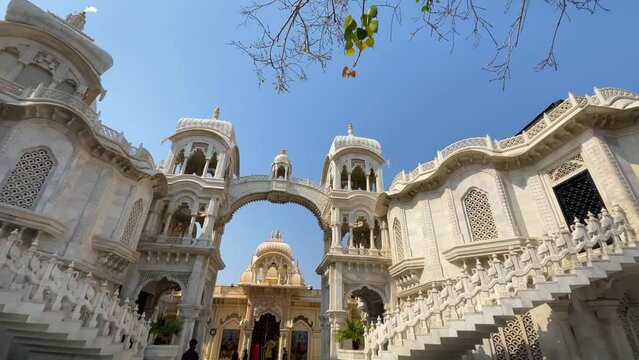 Sri Krishna Balaram Mandir also known as ISKCON, is a Hindu temple located in the holy city of Vrindavan, Uttar Pradesh, India