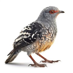Cuckoo isolated on white background (Generative AI)