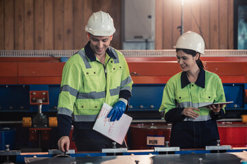 Before assembling, modifying sheet metallic components, skilled metal roofing mechanics review the...