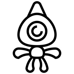 horror line icon,linear,outline,graphic,illustration