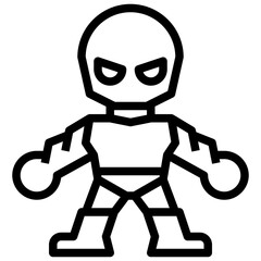 foot clan line icon,linear,outline,graphic,illustration